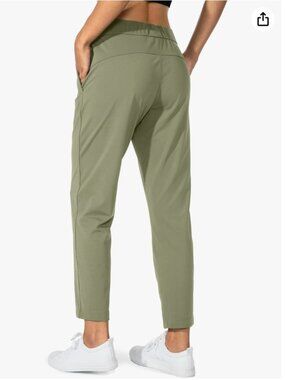 G Gradual Women's Pants with Deep Pockets 7/8 Stretch Ankle Joggers